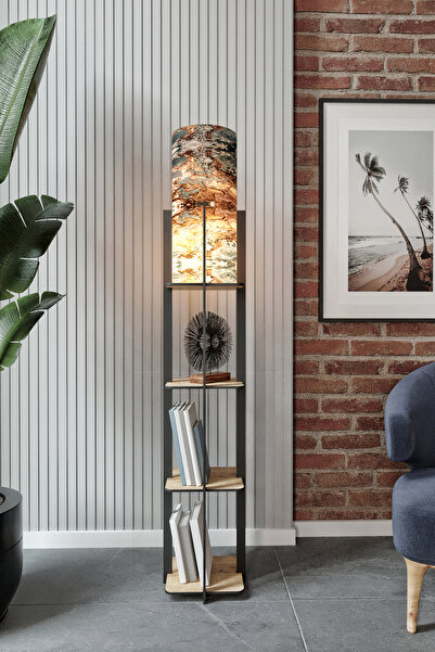 messer QUATTRO raflı lambader SAFİR MEŞE