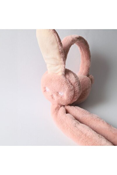 Neesa Plush Animated Rabbit Earmuff, Faced