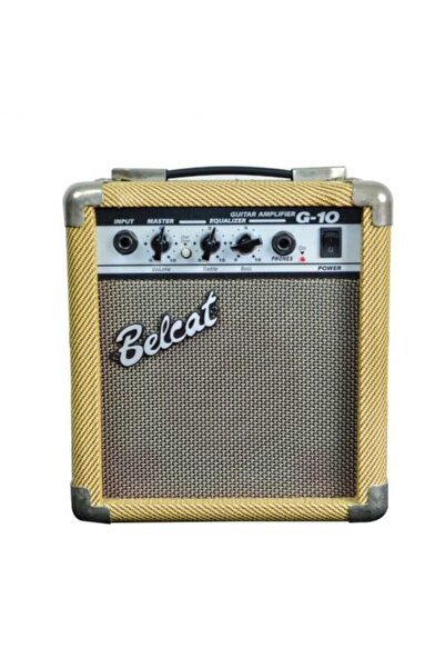 BELCAT G-10 Model 10 Wat Sarı Renk Tek Girişli Saz Ve Gitar Amfisi