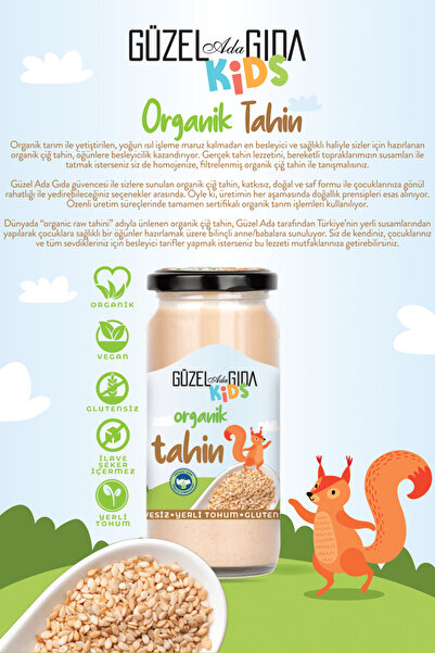 Güzel Ada Gıda Kids Organik Tahin 220 gr