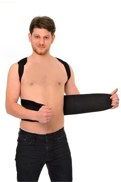 FİT1BEDEN Magnetic Back Corset That Provides Upright Standing Women's-Men's Anti-Hunchback Upright Posture Corset