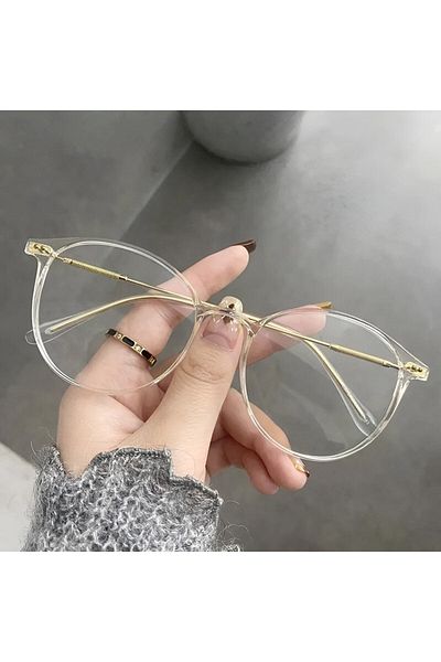 LOOKUP Blue Light Protective Glasses Unisex Screen Goggles Optical Compatible Change Glass Vintage