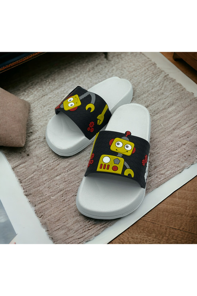 GEZER Papuci pentru baieti LAVABO STREET SEA BEACH PISCINA PAPUCI ROBOT MODELAT