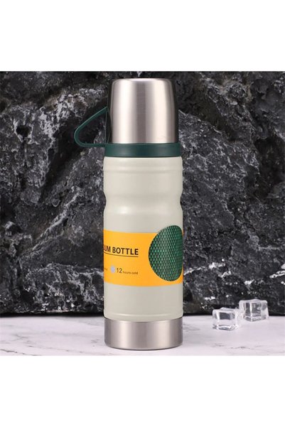 keyfim shop Double Layer Thermos Set with Cup