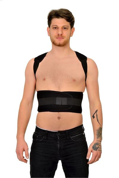 FİT1BEDEN Magnetic Back Corset That Provides Upright Standing Women's-Men's Anti-Hunchback Upright Posture Corset