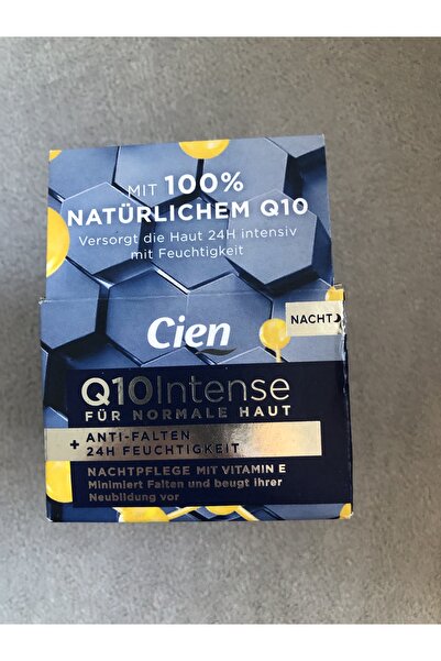 Cien Almanya Orijinal Vegan Gece Kremi Yoğun Q10 24 Saat Nem Yaşlanma Karşıtı...