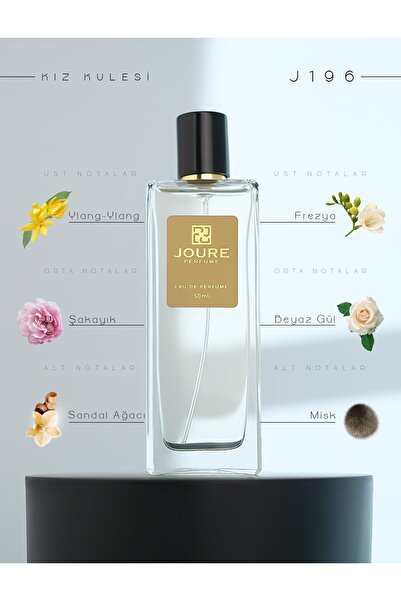 JOURE PERFUME J196 Pudralı Fresh Çiçeksi Kokulu 50ml Kalıcı Edp Kadın Parfüm