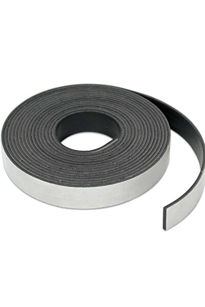 AYMAGNET 2 Metre Yapışkanlı Şerit Mıknatıs Magnet Mıknatısı, Yapışkan Kalites...