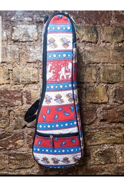 PUKA Scase Indian Flower Model Soprano Ukulele Case with Strap