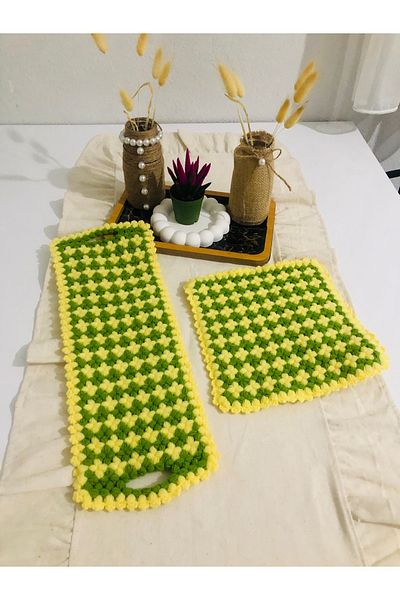 ONTİC Dowry Hand Knitted Groom Bundle Bridal Dowry Gift Plump Bowknot Bath Loofah