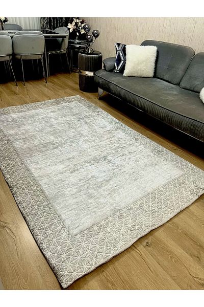 ESPİCAL HOME Elastic Carpet Cover Made of Soft Velvet Fabric