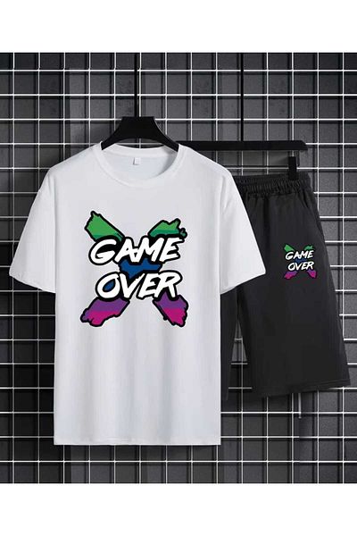 x-compass life GAME OVER PRINTED OZEL DESIGN SORT THSORT
