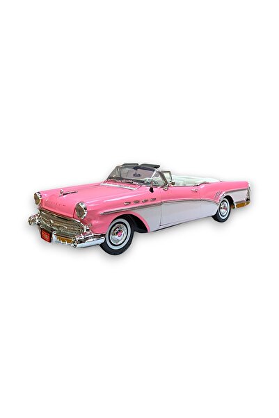 Motor Max 1957 Buick Roadmaster Diecast Car Koleksiyon Metal Model Araba