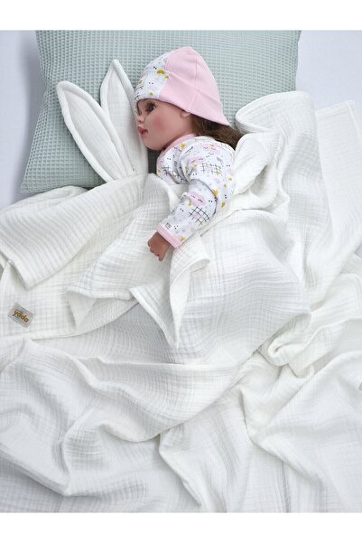 Yada Baby طقم بطانية وصديق للنوم مصنوع من القطن العضوي بنسبة 100% مكون من أرب...