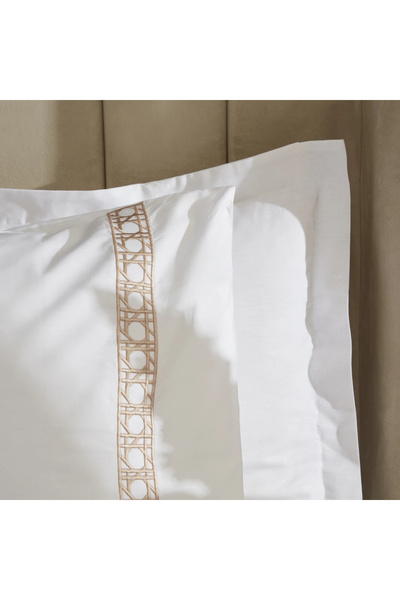 Karaca Nautica Home Rattan Percale Çift Kişilik Nevresim Takımı Bej
