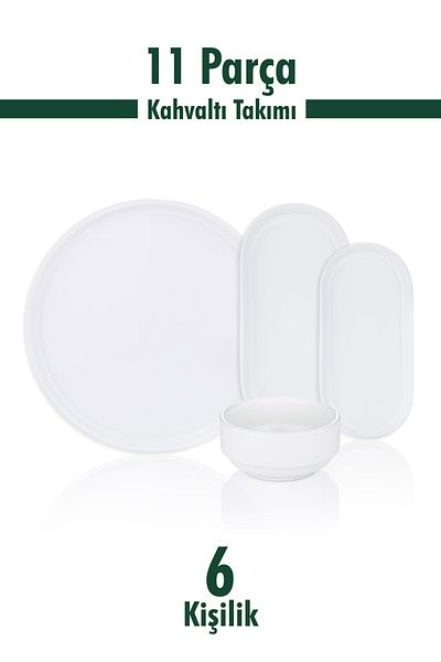 Bambum Vera - 11 Piece Breakfast Set Round