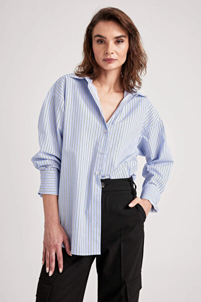 DeFacto Cămașă pentru femei W7702az/be40 Albastru