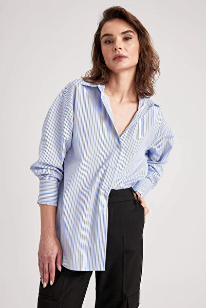 DeFacto Cămașă pentru femei W7702az/be40 Albastru