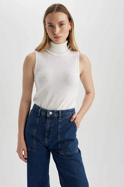 DeFacto Defacto U8250Az/Er99 Ecru Women's Sweater