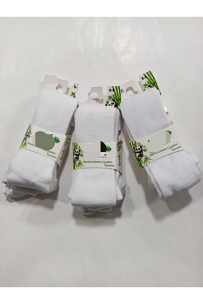 Rbs CHILDREN'S BAMBOO PANTY SOCKS 3-PACK