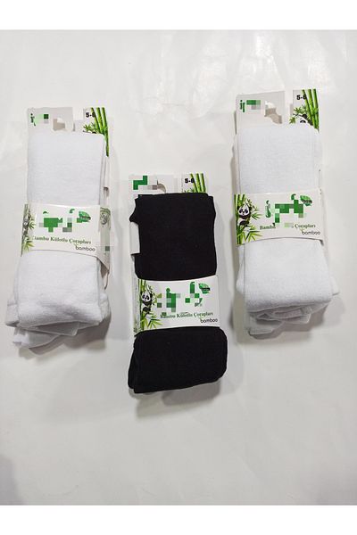 Rbs CHILDREN'S BAMBOO PANTY SOCKS 3-PACK