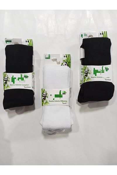 Rbs CHILDREN'S BAMBOO PANTY SOCKS 3-PACK