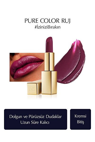 Estee Lauder Kremsi Ruj - Pure Color Creme Lipstick Kremsi, Saten Bitiş -  3....