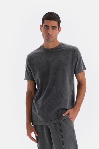 Dagi Tricou spalat cu mânecă scurtă afumata