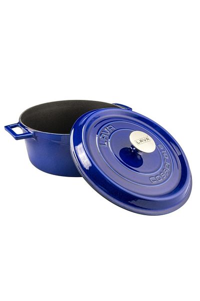 Lava Trendy Blue Pot - Round Deep Diameter(Ø)24 Cm, 446Rseries
