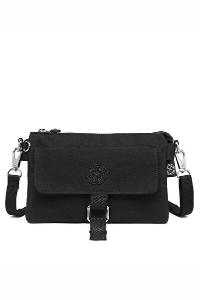 SMART BAGS Mini Siyah Çapraz Çanta El Çantası Pörtföy Çanta