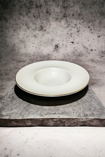 Intiale Arras Porselen Makarna Tabağı 27cm Altın Yaldız