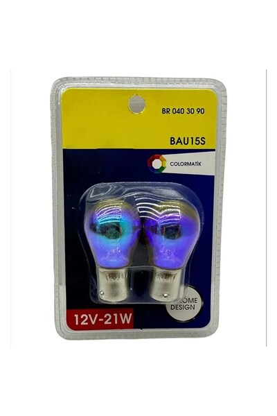 Eraks Diadem Ampul 12 V 2 Adet - Amber Amerikan Park -Sinyal Ampulu