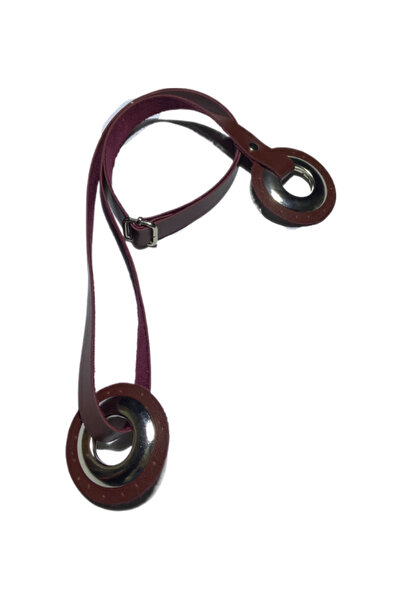 Lady Moss Curea reglabilă în capsulă Burgundy 1.5x120
