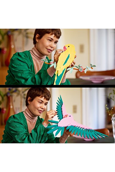 LEGO مجموعة آرت فاونا 31211 ببغاوات الماكاو (644 قطعة)