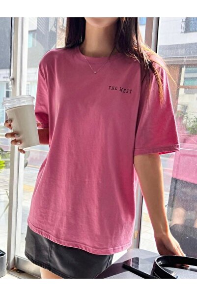 BYMEER Ροζ μπλουζάκι με στάμπα Καλιφόρνιας