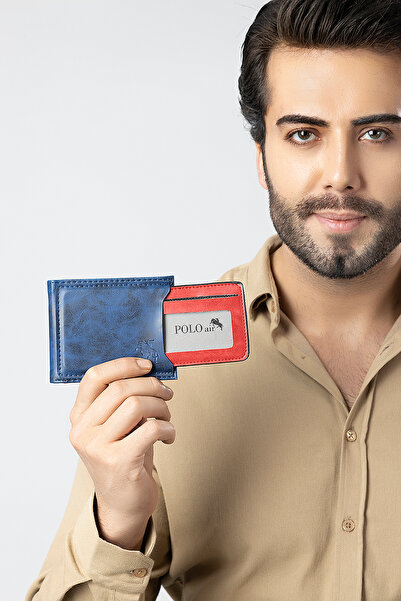 Polo Air Erkek Spor Cüzdan Kartlık Lacivert