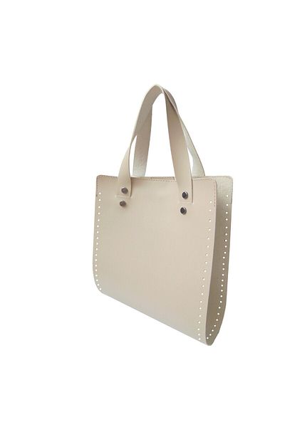 Lady Moss Women's Ecru Side Braided Bag