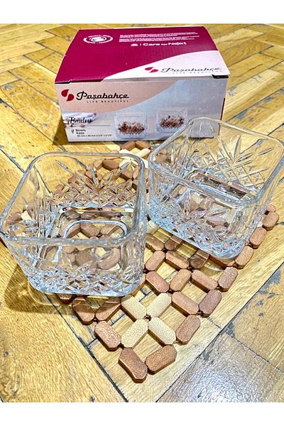 Paşabahçe Timeless 4 Piece Square Bowl Special Series Fimeless Bowl