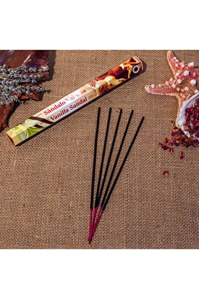 Darshan Incense Darshan Vanilya Sandal Hexa 20'li Çubuk Tütsü