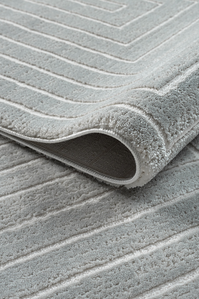 Mariesse Home Bambu Dokulu Modern Sık Dokuma Koridor Kesme Yolluk Dokuma Maki...