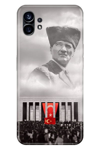 NOTHING Phone 1 Uyumlu Kılıf Kapak Silikon Resimli Gazi Mustafa