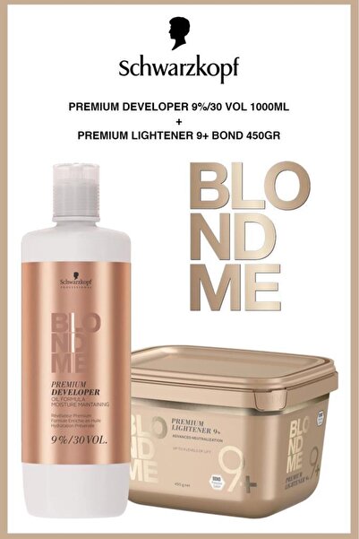 Schwarzkopf Blond Me Bağ Güçlendirici 9 Ton Saç Açıcı Set