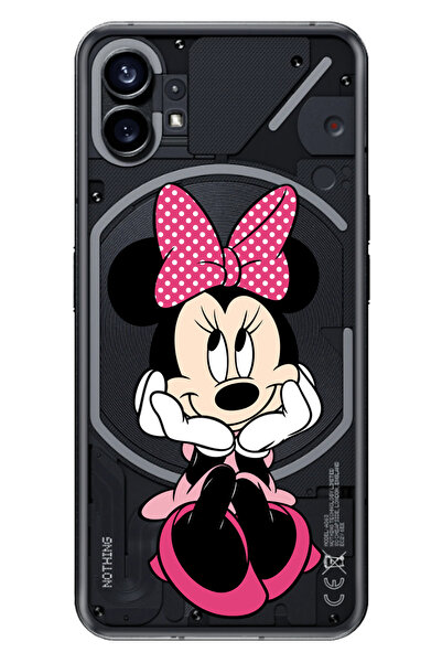 NOTHING Phone 1 Uyumlu Kılıf Silikon Desenli Resimli Minnie Karakter