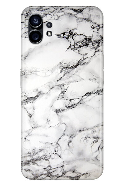 NOTHING Phone 1 Uyumlu Kılıf Silikon Desenli Resimli Banyo Mermer