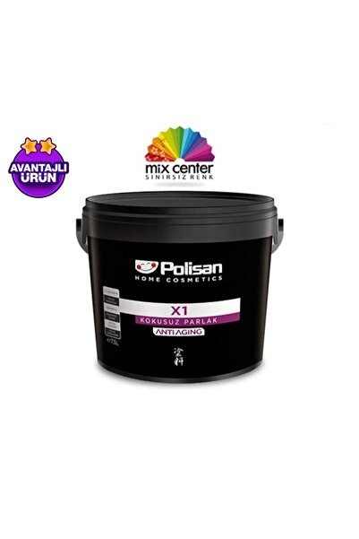 Polisan POLİSAN X1 SUBAZLI YAĞLI BOYA 0,70 lt BEYAZ