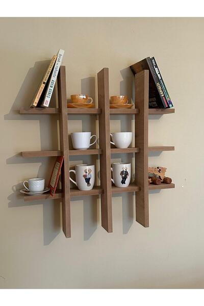 NUBEKİDSWOOD Şık ve Modern Duvar Rafı