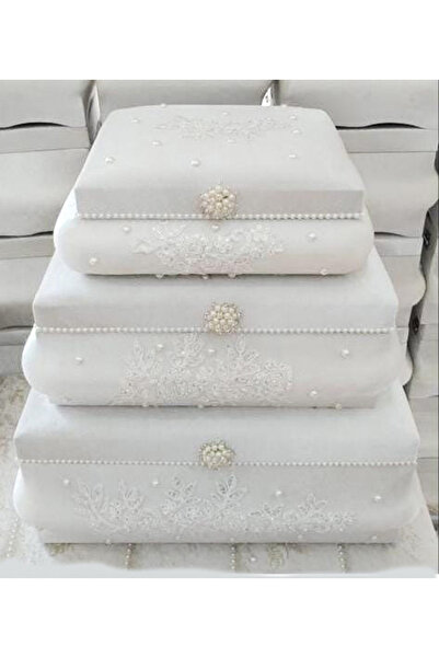 BERRAK ÇEYİZ Gelin Sandığı Büyük ,orta Ve Küçük Boy 3 Lü Set Çeyiz Sandığı