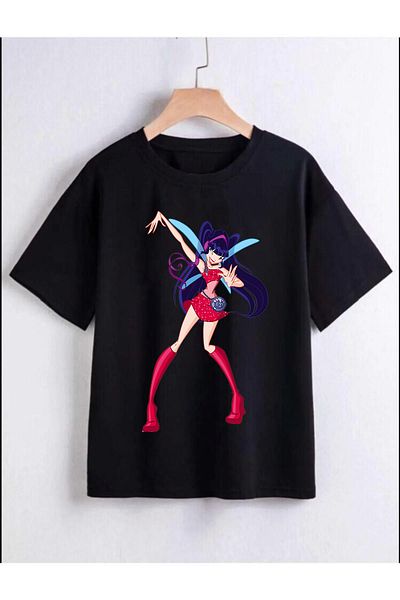 Pisa Art tricou pentru copii cu imprimeu winxclub winx club tecna Muisa
