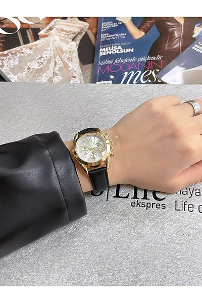 LOOQ Roman Numeral Strap Cord Women's Wristwatch