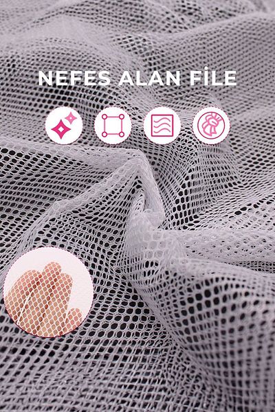 Factorial Zipper Bag Organizer 3 Size Underwear and Curtain Washing Net Travel Assistant Bag